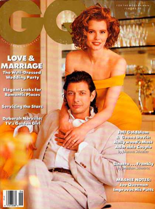 Illustration for article titled Remember When Geena Davis and Jeff Goldblum Were Married?